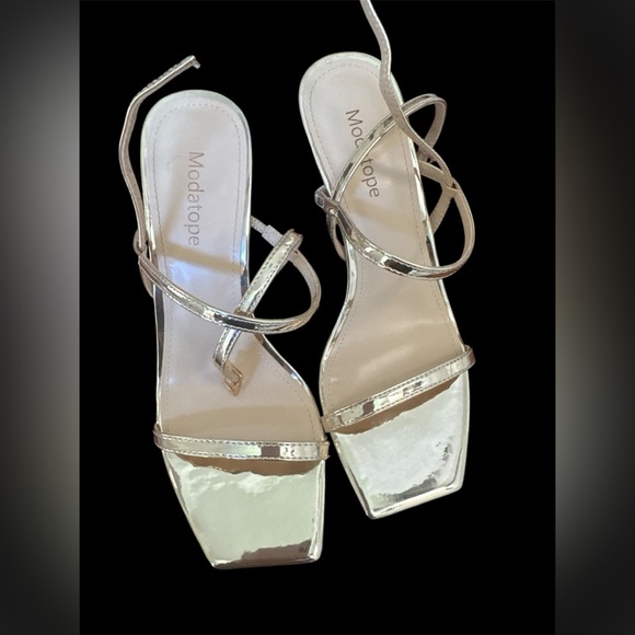 Modatope Womens Sandals Strappy Heels - Picture 1 of 4